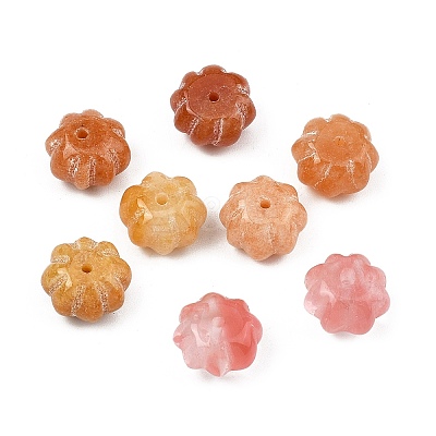 Natural Red Aventurine Carved Beads GG-CBA02C4-03A-1