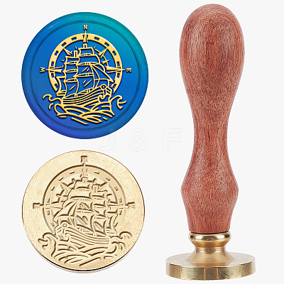 Wax Seal Stamp Set AJEW-WH0208-1220-1