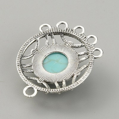 Synthetic Turquoise Chandelier Component Links LS-FIND-TAC0011-49A-AS-1