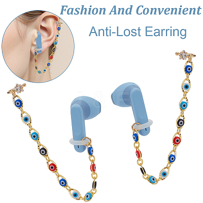 4Pcs Brass Micro Pave Clear Cubic Zirconia Cuff Earrings HJEW-DR00200-1
