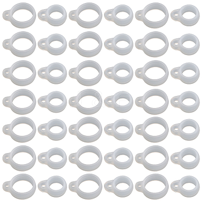 60Pcs 2 Style Silicone Pendant SIL-GF0001-42C-1