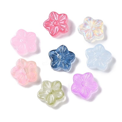 Baking Paint Glass Beads GLAA-S202-06-1