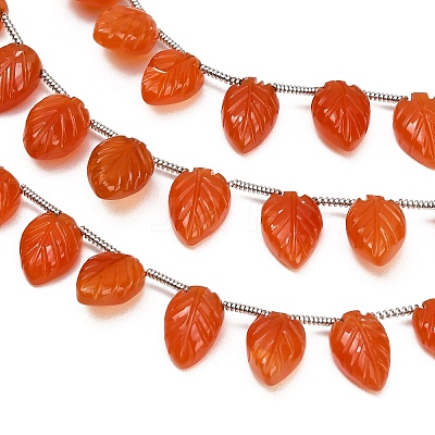 Natural Carnelian Carved Beads Strands GG-CBA0C95-E06-1