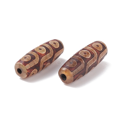 Tibetan Style 9-Eye dZi Beads  TDZI-G009-F02-1