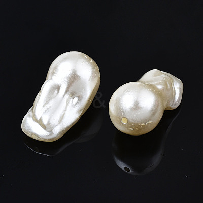 ABS Plastic Imitation Pearl Beads X-KY-T023-032-1