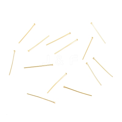 Brass Flat Head Pins KK-F824-114B-G-1