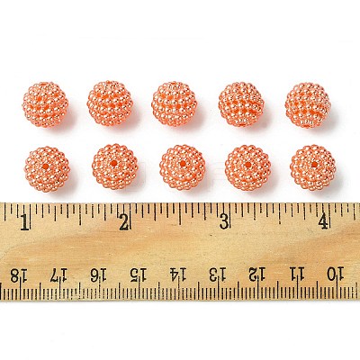 Imitation Pearl Acrylic Beads OACR-FS0001-45A-1