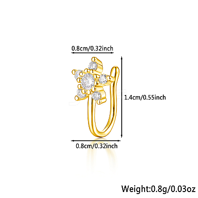 Fashionable S925 Silver Nose Clip with Star IM7825-3-1