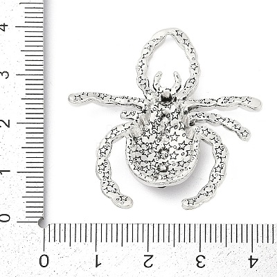 Alloy Rhinestone Enamel Pendants PALLOY-R151-67AS-03-1