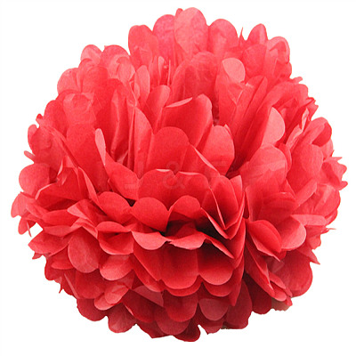 Paper Flower Balls AJEW-WH0006-25cm-M-1
