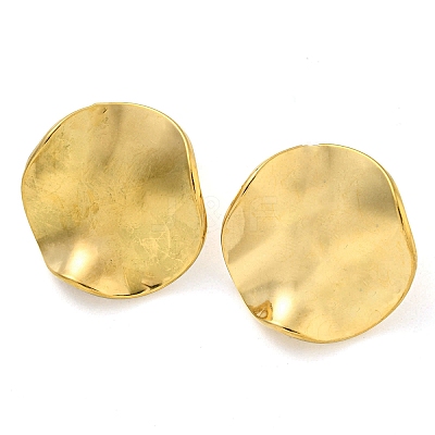 Ion Plating(IP) 304 Stainless Steel Ear Studs EJEW-P270-01B-G-1