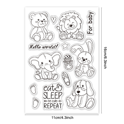 PVC Plastic Stamps DIY-WH0167-56-384-1