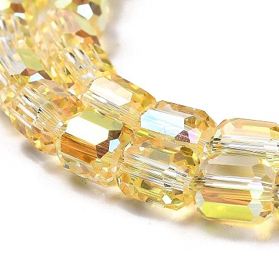 Electroplate Glass Beads X1-EGLA-D030-19G-1