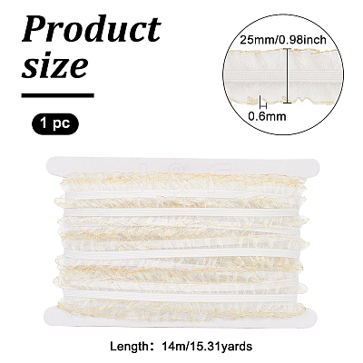 14M Polyester Flat Ruffled Elastic Cord EC-FG0001-03B-1