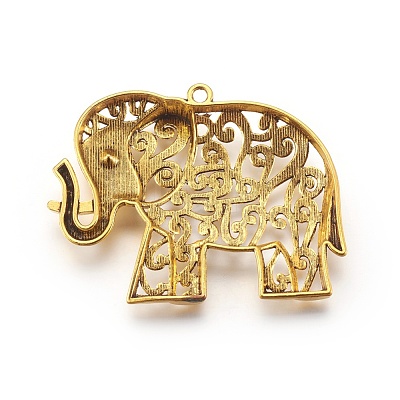 Tibetan Style Alloy Big Pendants X-TIBEP-29-AG-FF-1