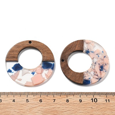 Resin and Walnut Pendants FIND-R051-13E-1