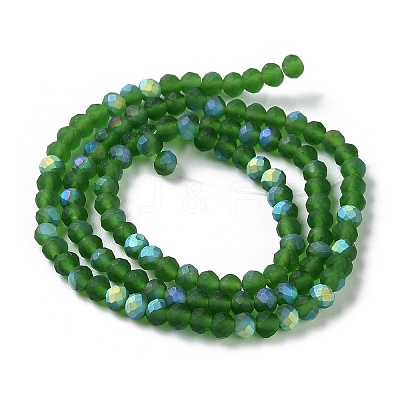 Imitation Jade Glass Beads Strands EGLA-A034-T3mm-MB24-1