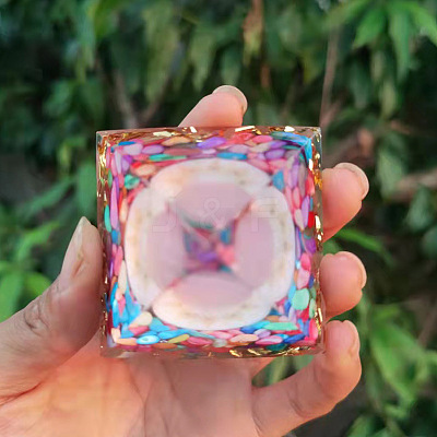 Orgonite Pyramid Resin Energy Generators PW-WG50D47-01-1