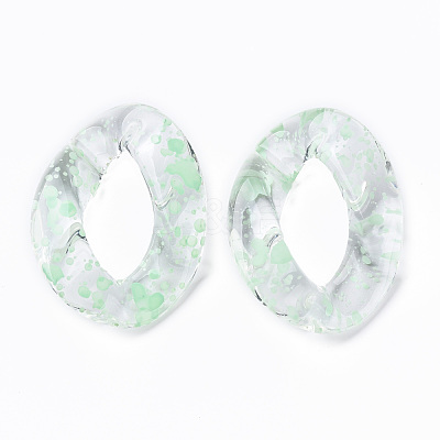 Transparent Acrylic Linking Rings OACR-N009-014A-1