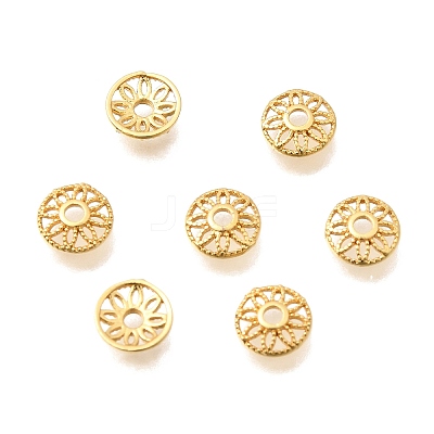 Brass Bead Caps KK-G600-13G-1