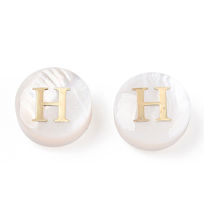Natural Freshwater Shell Beads SHEL-N036-01H-1