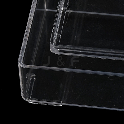 12 Grids Plastic Bead Containers with Cover CON-K002-03A-1