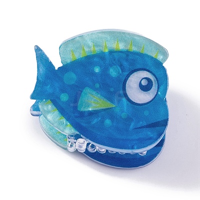 Cute Mini Tropical Fish Acrylic Claw Hair Clips LS-PHAR-A012-04A-1