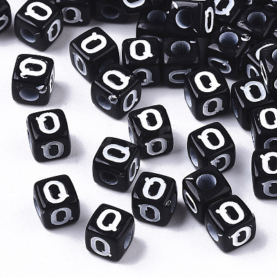 Opaque Acrylic Beads LS-SACR-N002-01Q-1