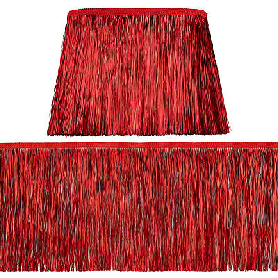 Polyester Tassel Ribbon OCOR-WH0045-38A-1