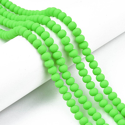 Handmade Polymer Clay Beads Strands X-CLAY-N008-053-07-1