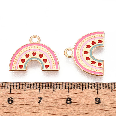Alloy Enamel Pendants ENAM-T022-30-1