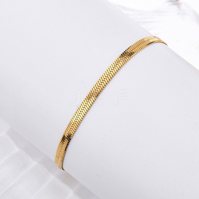 304 Stainless Steel Bracelets X-BJEW-D418-01G-1