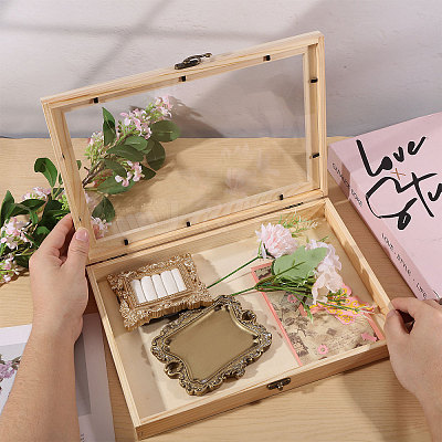 Wood Insect Specimen Display Cases with Visible Window CON-CA0001-035A-1