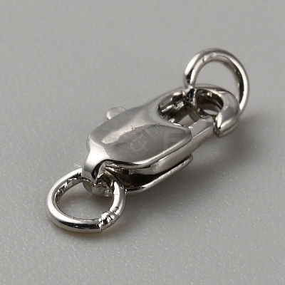 Brass Lobster Claw Clasps LS-FIND-WH0110-859A-P-1
