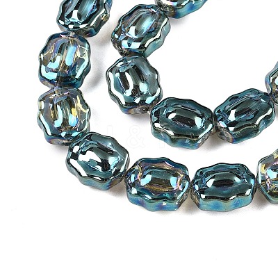 Electroplate Glass Beads Strands EGLA-T021-05F-1