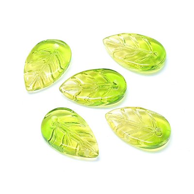 Transparent Glass Pendants GLAA-H016-08H-10-1