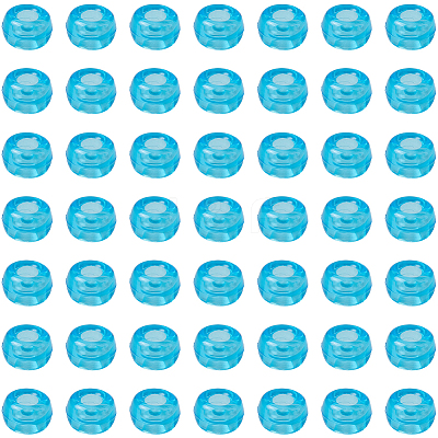800Pcs Transparent Plastic Beads KY-SP0001-52E-1