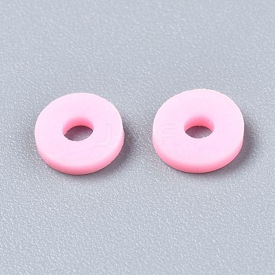 Handmade Polymer Clay Beads Strands CLAY-R089-6mm-T02B-47-1