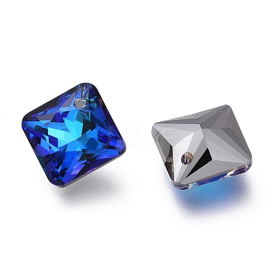 Glass Rhinestone Pendants RGLA-A024-D03-M1-1