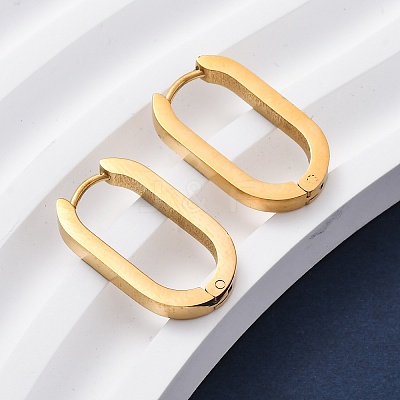 304 Stainless Steel Huggie Hoop Earrings X-STAS-H156-11C-G-1