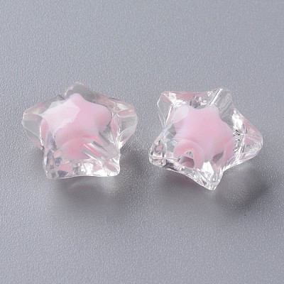 Transparent Acrylic Beads TACR-S152-02A-SS2112-1
