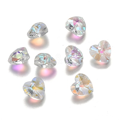 Romantic Valentines Ideas Glass Charms X-G030V10mm-39-1