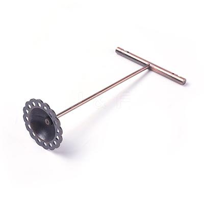 T Bar Iron Earring Displays Sets EDIS-N002-01-1