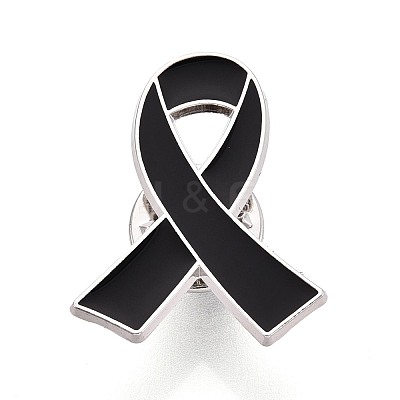 Awareness Ribbon Alloy Enamel Lapel Pins for Backpack Clothes JEWB-N009-03P-1