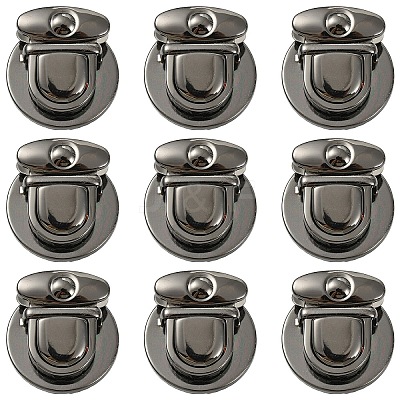 10Pcs Alloy Bag Tuck Lock Clasps FIND-YW0010-92B-1