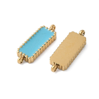 304 Stainless Steel Enamel Connector Charms STAS-G353-04G-06-1