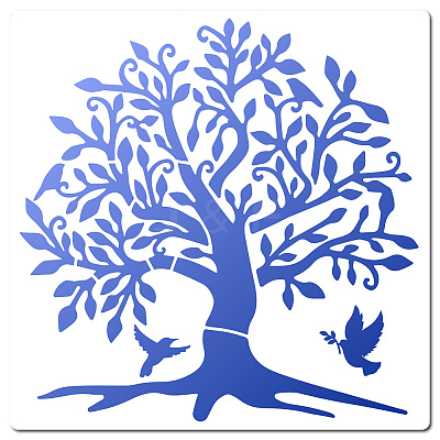 PET Plastic Drawing Painting Stencils Templates DIY-WH0244-209-1
