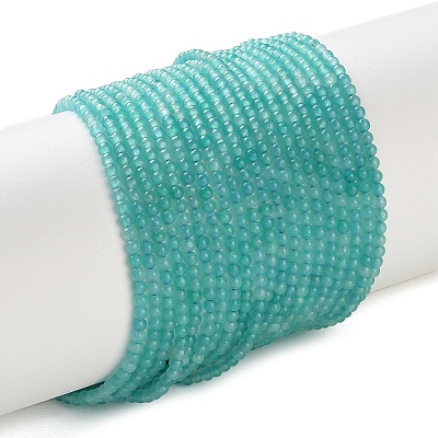 Natural Amazonite Beads Strands X-G-Z150-B01-2mm-1