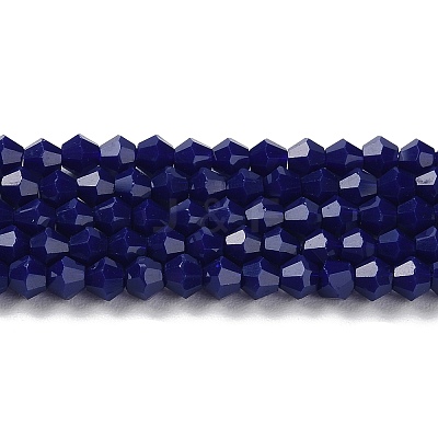 Opaque Solid Color Imitation Jade Glass Beads Strands EGLA-A039-P4mm-D10-1