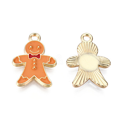 Alloy Enamel Pendants X-ENAM-T009-42B-1